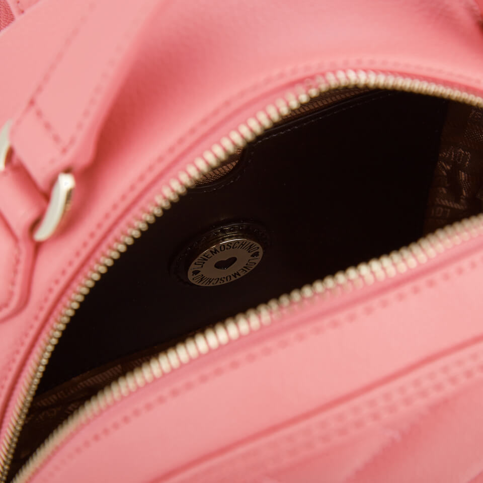 Love Moschino Women's Matt Quilted Backpack - Pink