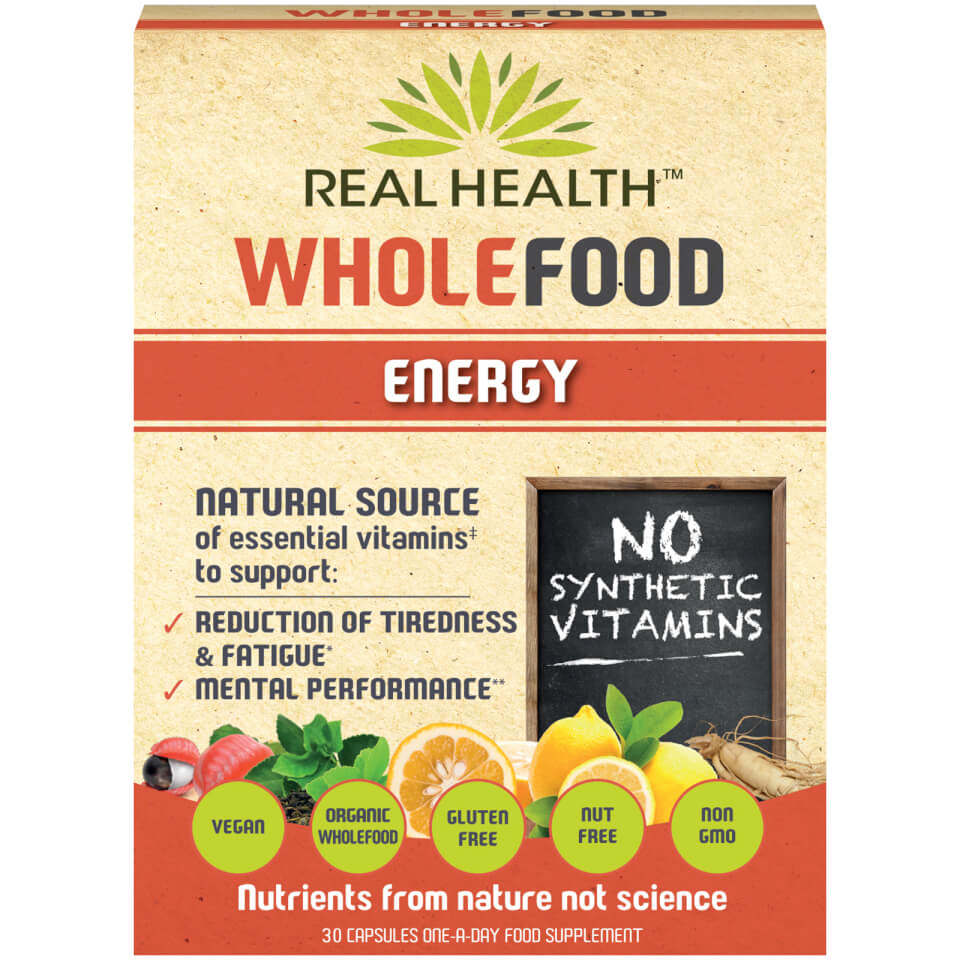 Real Health Whole Food Energy - 30 Capsules