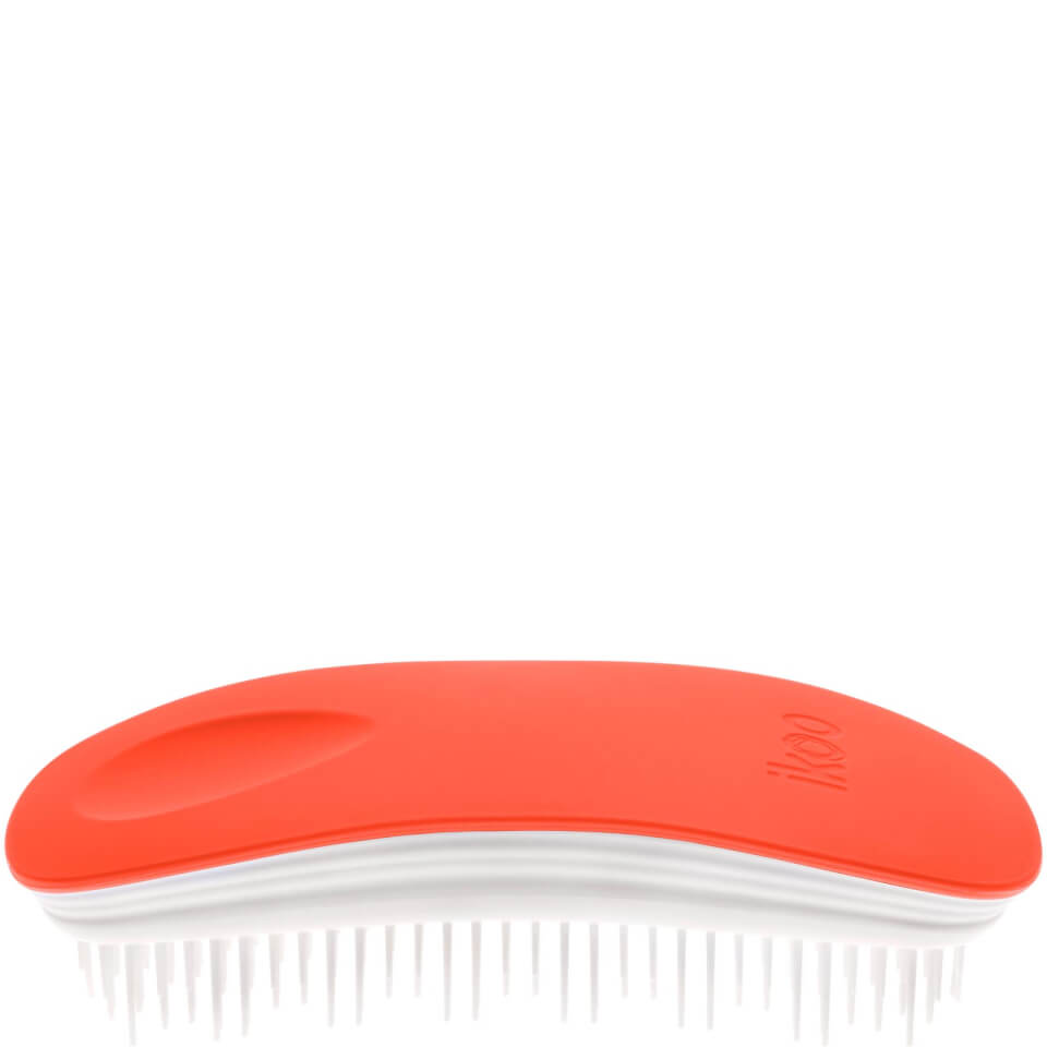 ikoo Home Hair Brush - White - Orange Blossom