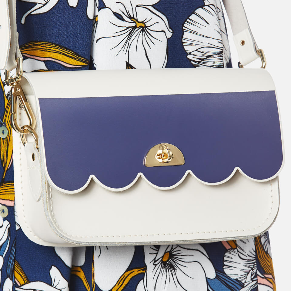 The Cambridge Satchel Company Women's Cloud Bag - Clay with Printed Navy Stripe