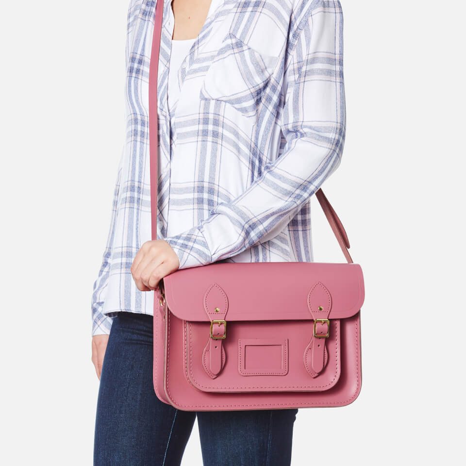 The Cambridge Satchel Company Women's 13 Inch Satchel with Magnetic Closure - Pink