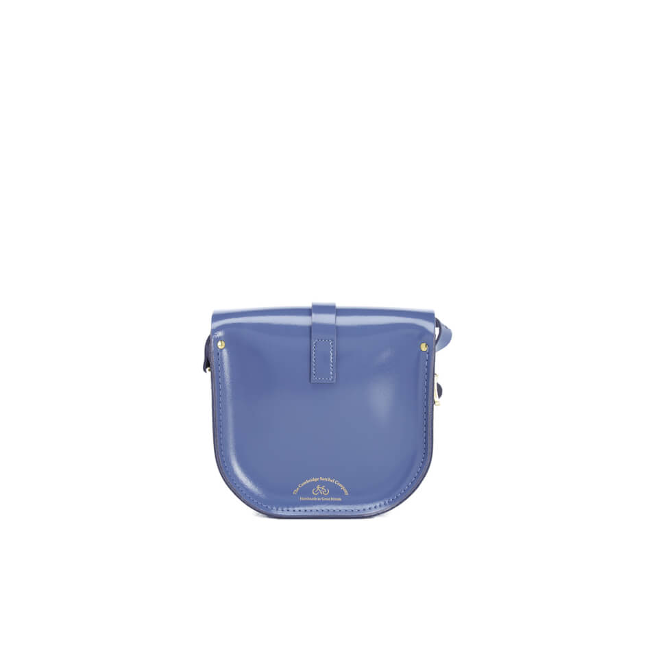The Cambridge Satchel Company Women's Saddle Bag - Patent Dusk Blue