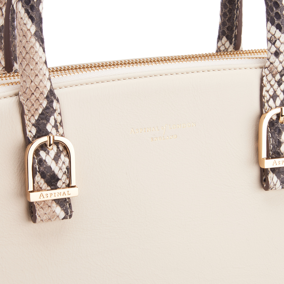 Aspinal of London Women's Editor's Tote Bag - Embossed Python