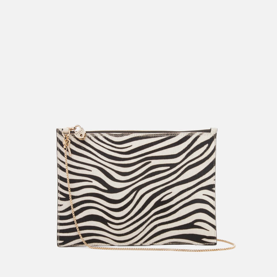 Aspinal of London Women's Soho Pouch - Ivory/Natural