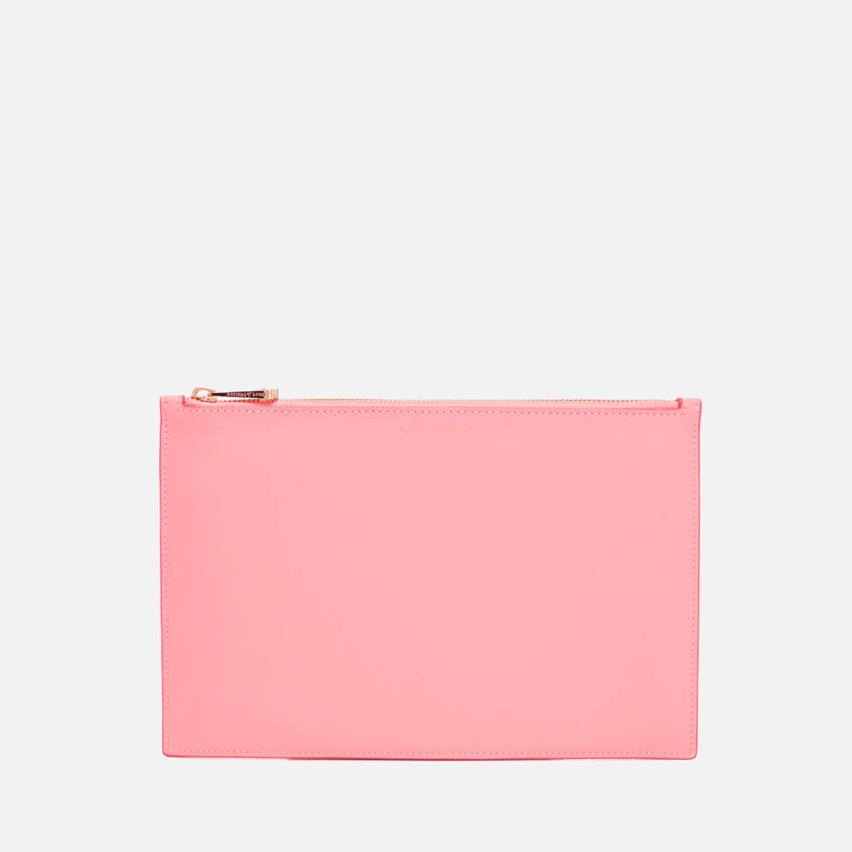 Aspinal of London Women's Essential Pouch Large - Blossom/ Pink Metallic