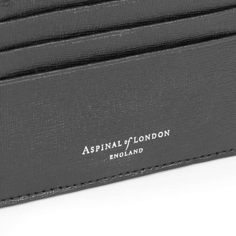 Aspinal of London Coin and Credit Card Case - Black