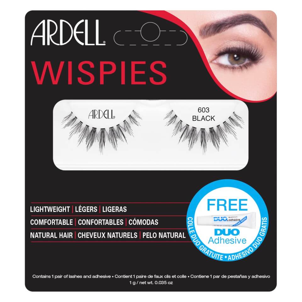 Ardell Wispies Cluster False Eyelashes - 603 Black