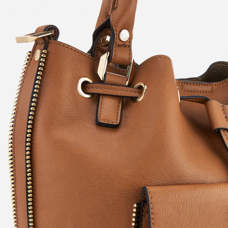 Dune Women's Damzele Drawstring Bucket Bag - Tan