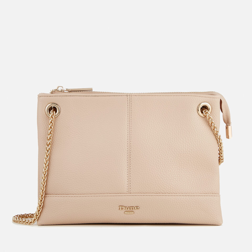 Dune Women's Eholly Triple Compartment Cross Body Bag - Nude