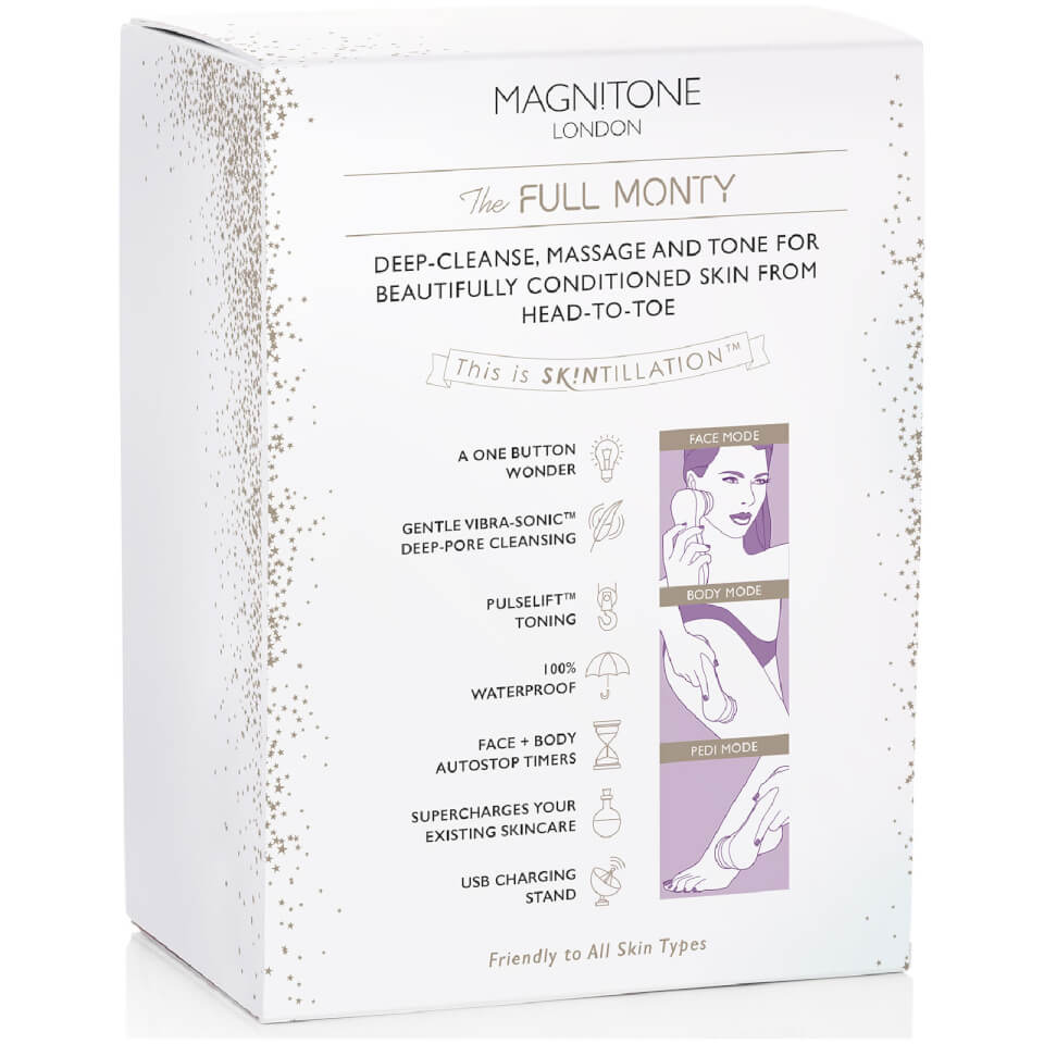 MAGNITONE London The Full Monty 3-in-1 Total Skincare Gift Set - Amethyst