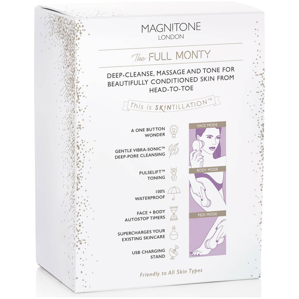 MAGNITONE London The Full Monty 3-in-1 Total Skincare Gift Set - Gold