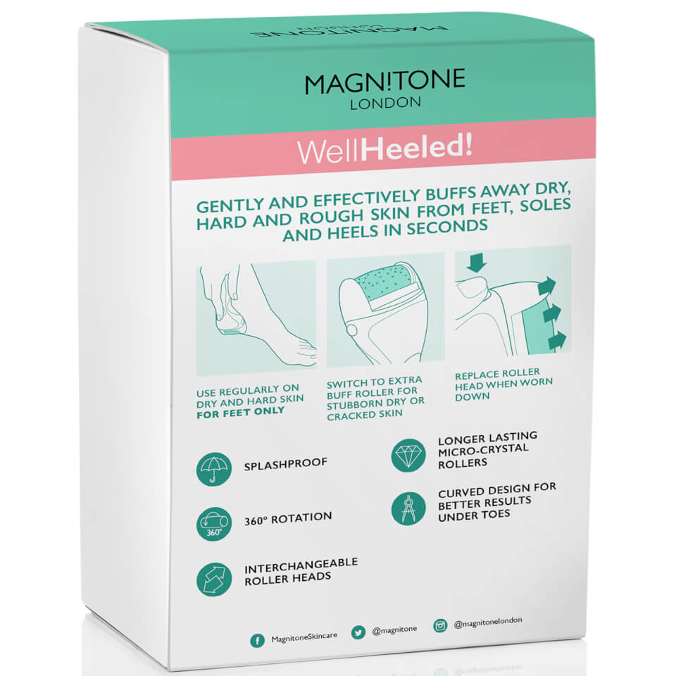 MAGNITONE London Well Heeled! Express Pedicure System - Pastel Green