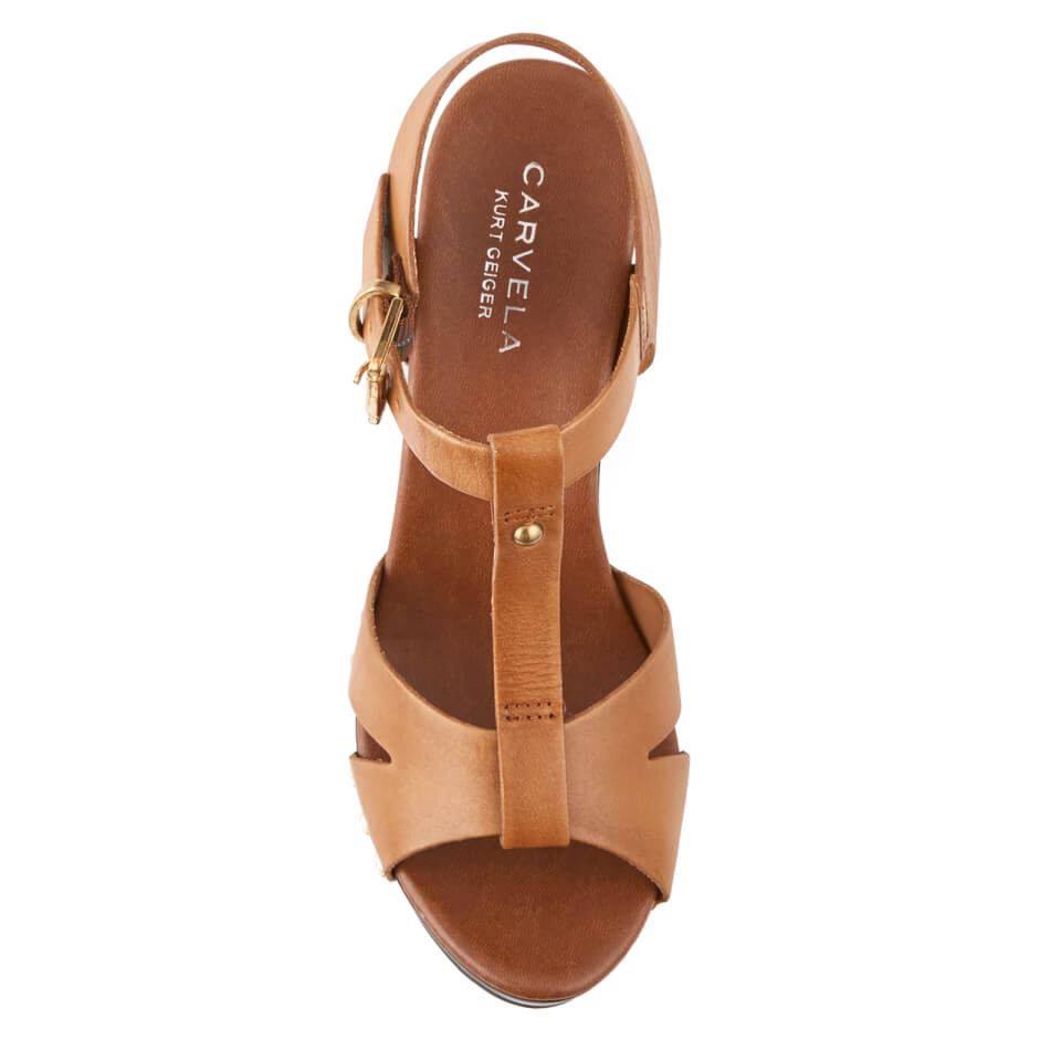 Carvela sales tan sandals