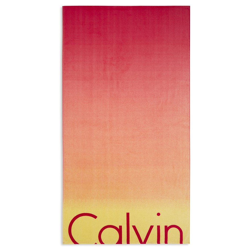 Calvin Klein Ombre Sunrise Beach Towel