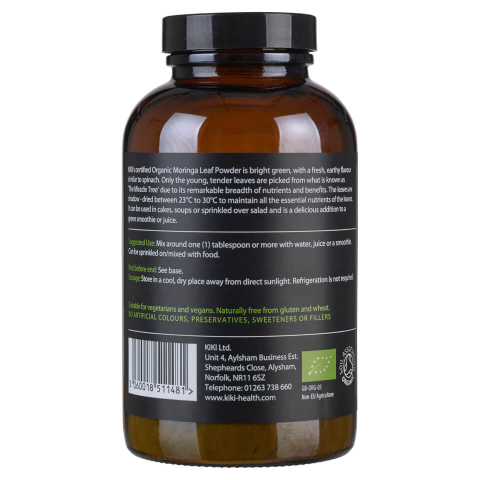 KIKI Health Organic Moringa Leaf Powder 100g