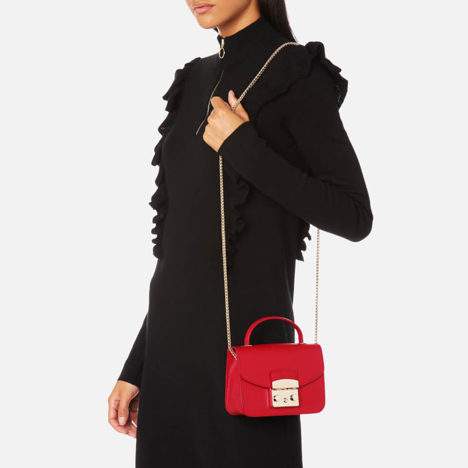 Furla Women's Metropolis Mini Top Handle Bag - Ruby