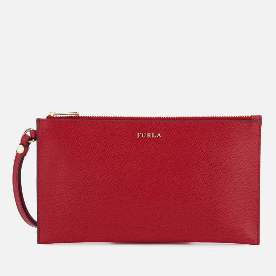 Furla Women's Babylon XL Envelope Clutch Bag - Ruby