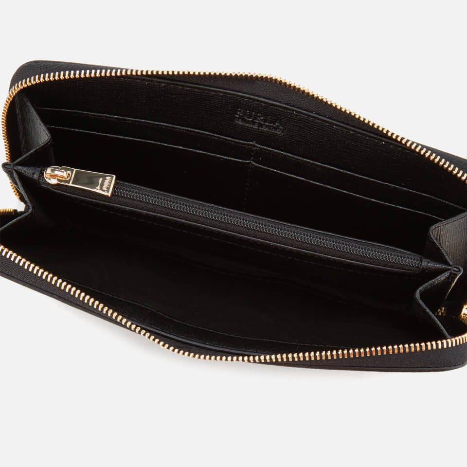 Furla Women's Gioia XL Zip Around Bag - Black
