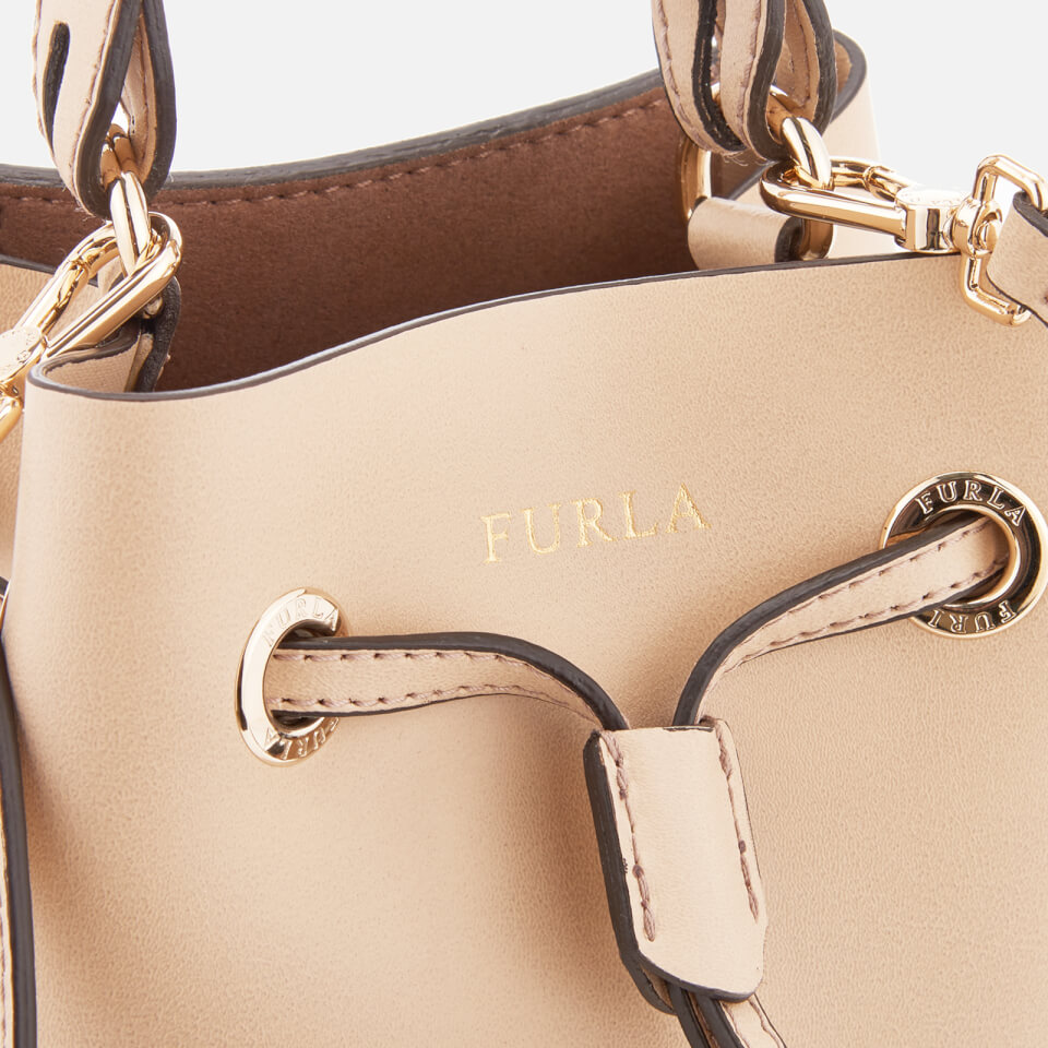 Furla Women's Stacy Mini Drawstring Bag - Cream