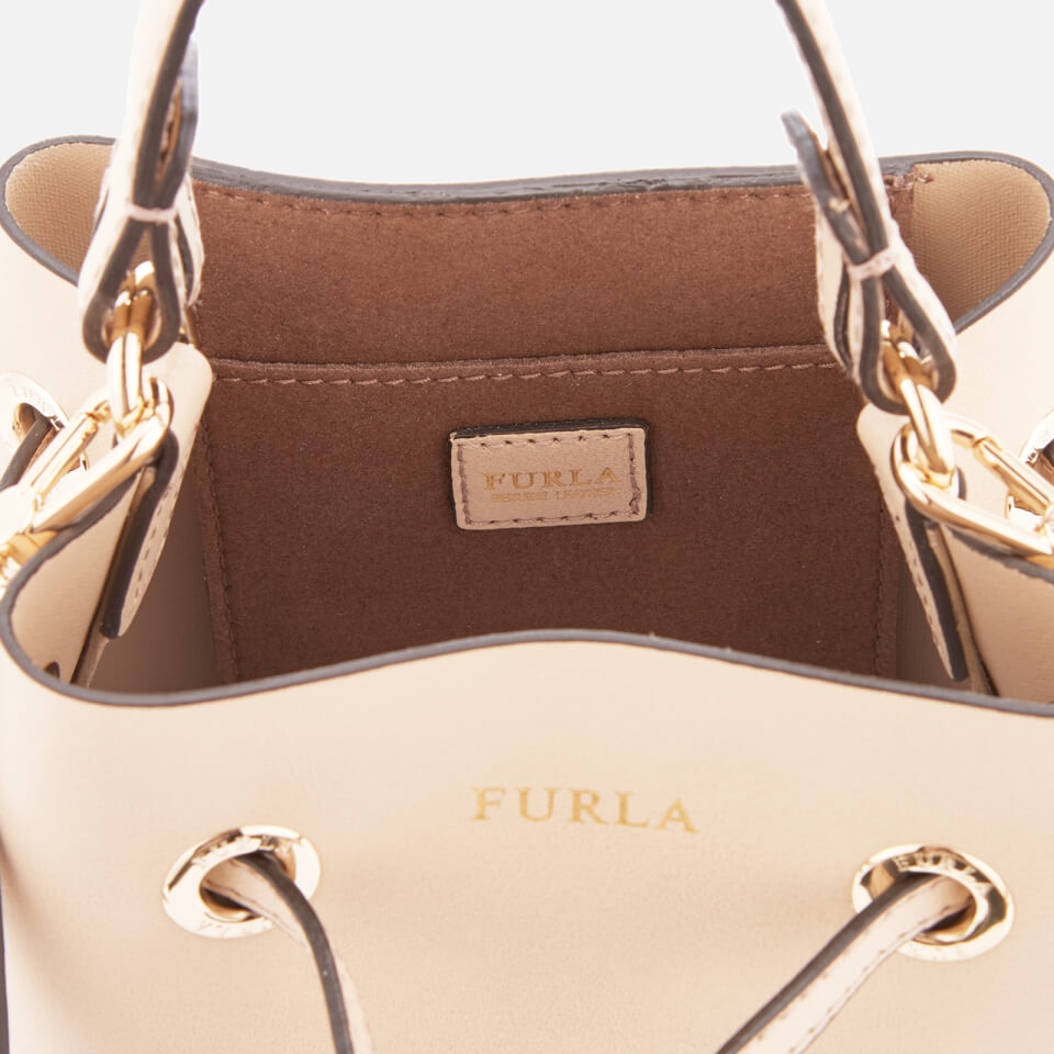 Furla Women's Stacy Mini Drawstring Bag - Cream