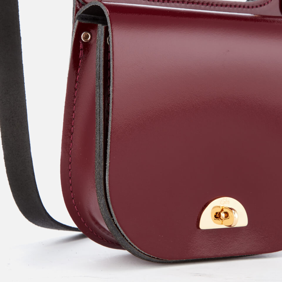 The Cambridge Satchel Company Women's Small Conductor's Bag - Oxblood Patent
