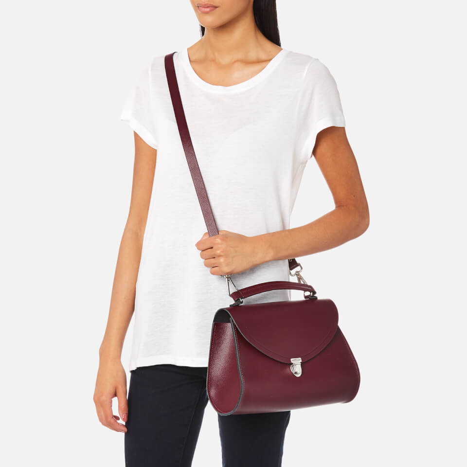 The Cambridge Satchel Company Women's Poppy Bag - Oxblood Red Saffiano