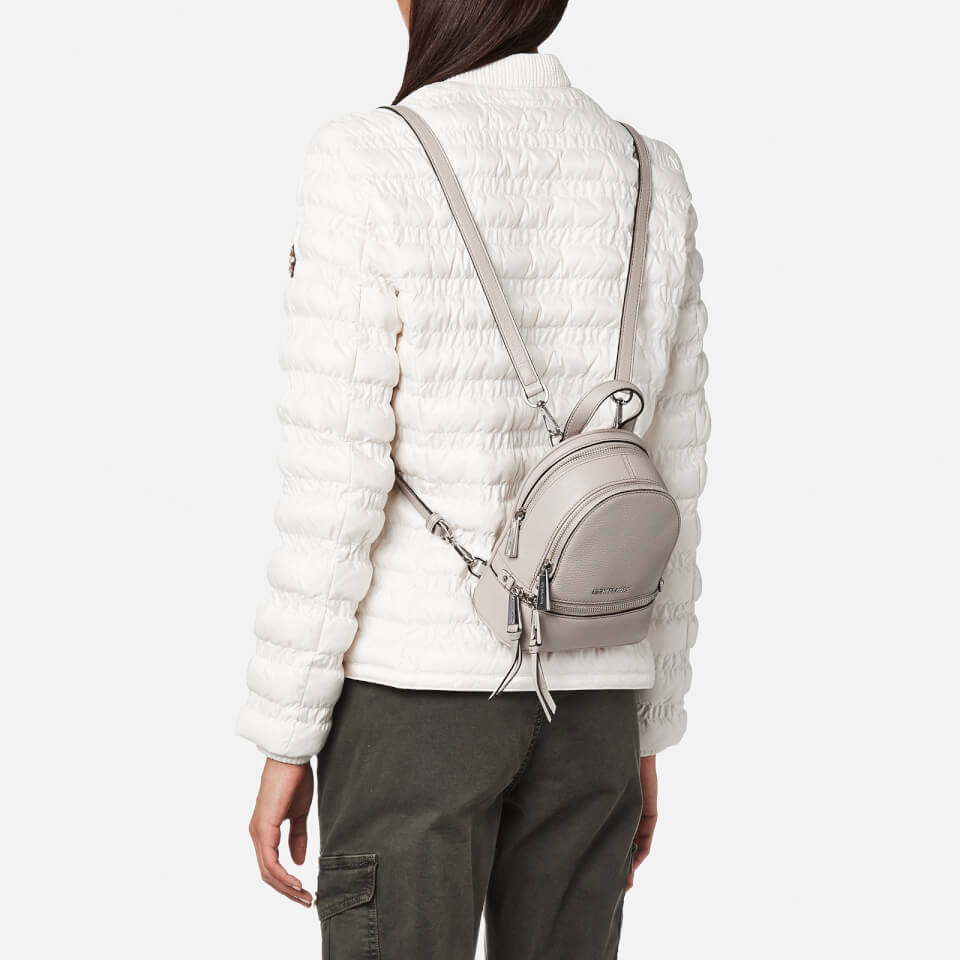 MICHAEL MICHAEL KORS Women's Rhea Zip Extra Small Backpack - Cement