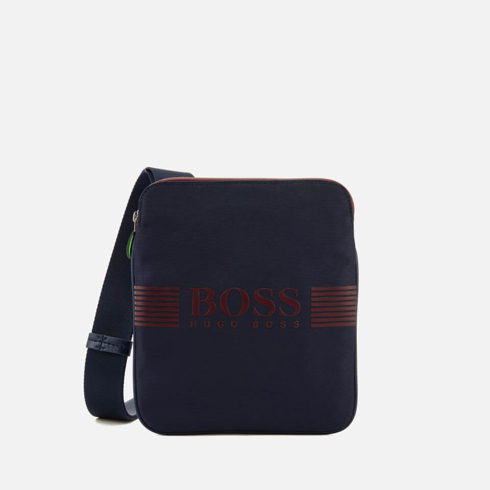 BOSS Green Men's Pixel South Zip Bag - Navy