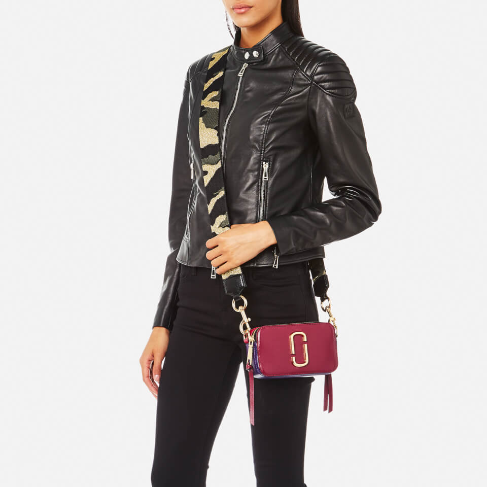 Marc Jacobs Women's Snapshot Cross Body Bag - Berry Multi