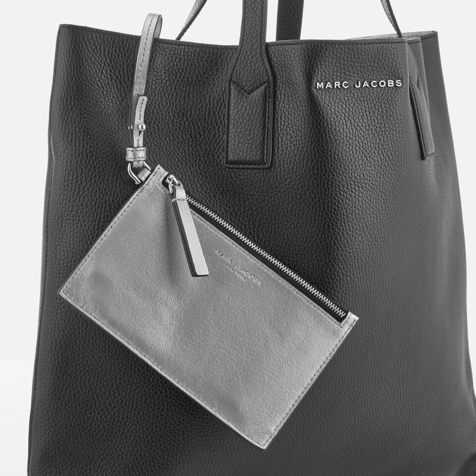 Marc Jacobs Women's The Wingman Soft Tote Bag - Black/Silver