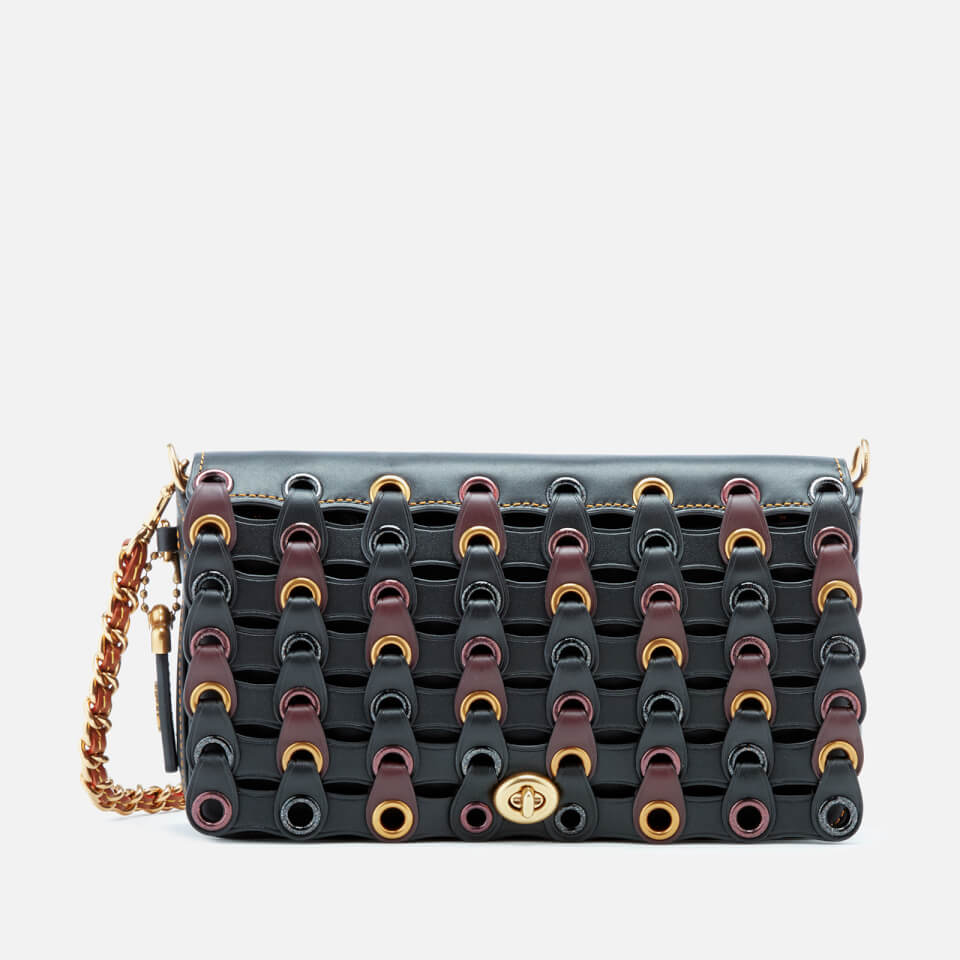 Coach 1941 Women's Linked Leather Dinky Bag - Black Multi