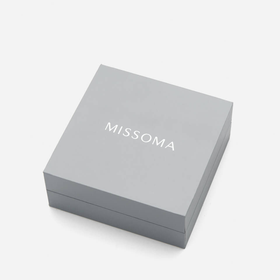Missoma Women's Silver Mini Molten Necklace On Plain Chain - Silver