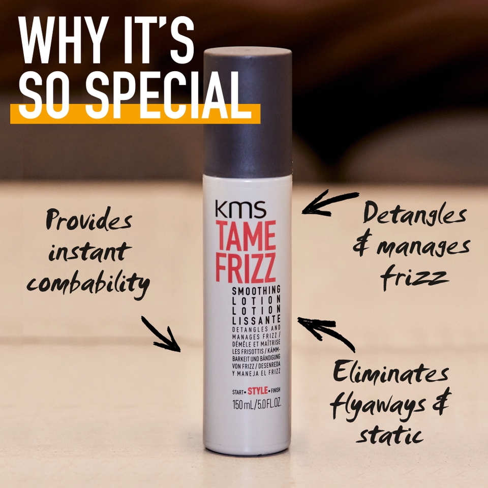 KMS TameFrizz Smoothing Lotion 150ml LOOKFANTASTIC