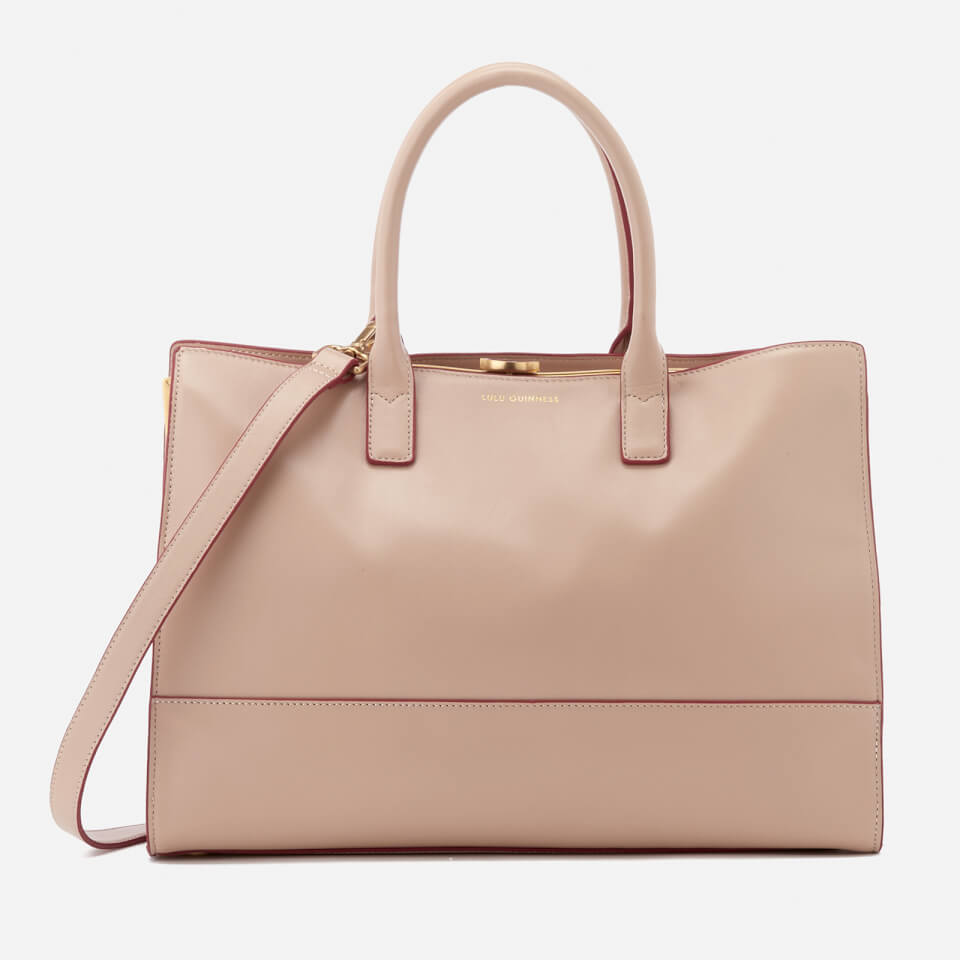 Lulu Guinness Women's Smooth Leather Daphne Tote Bag - Latte