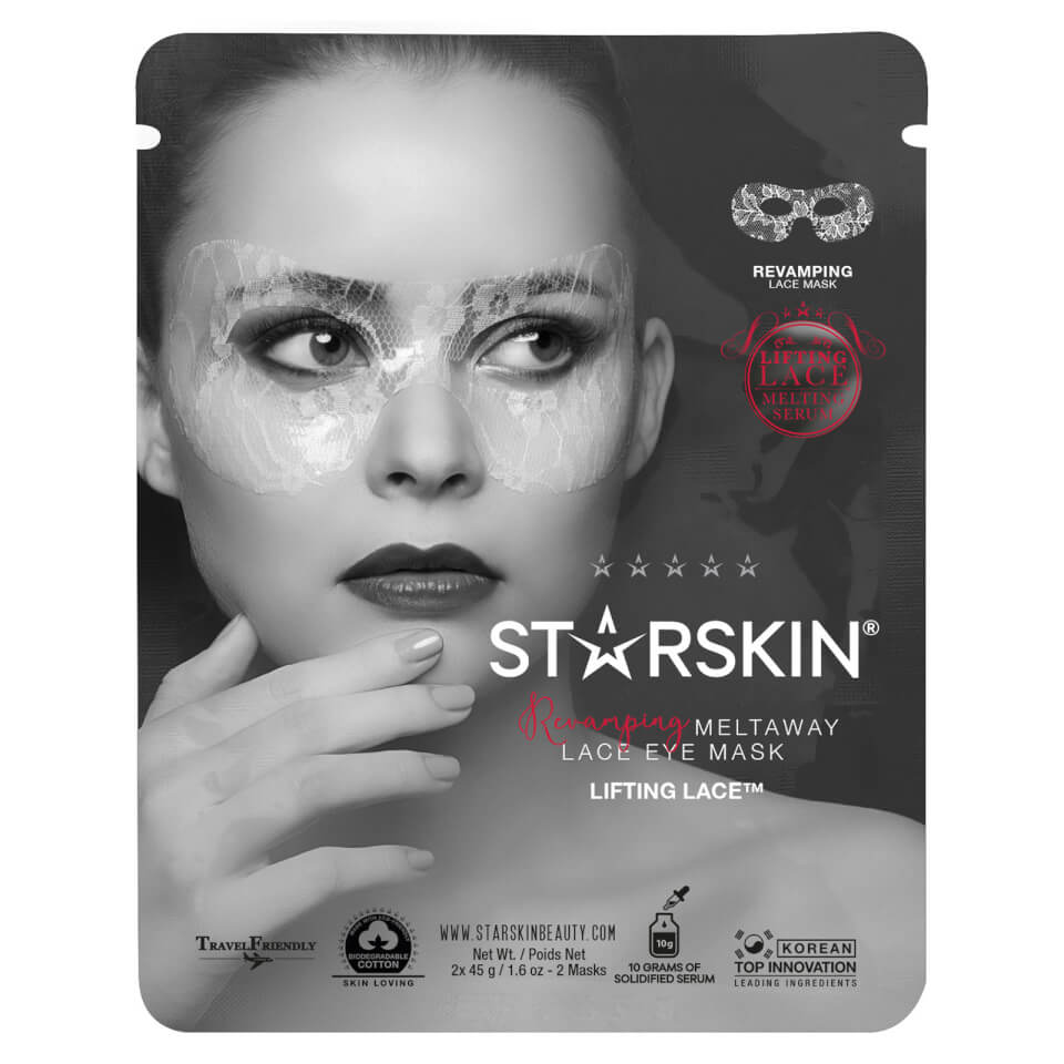 STARSKIN Lifting Lace™ Revamping Meltaway Lace Eye Masks 2 x 10g