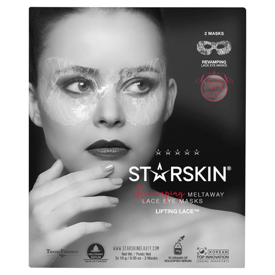 STARSKIN Lifting Lace™ Revamping Meltaway Lace Eye Masks 2 x 10g