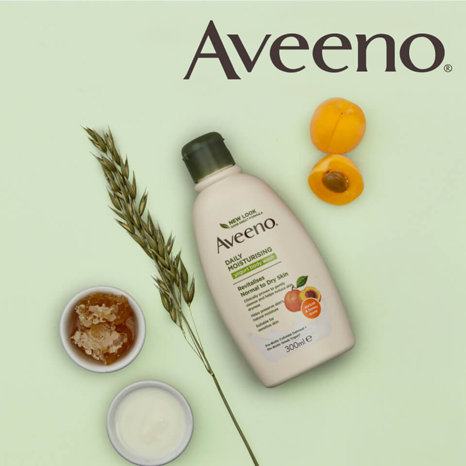Aveeno Daily Moisturising Body Wash Apricot and Honey 300ml