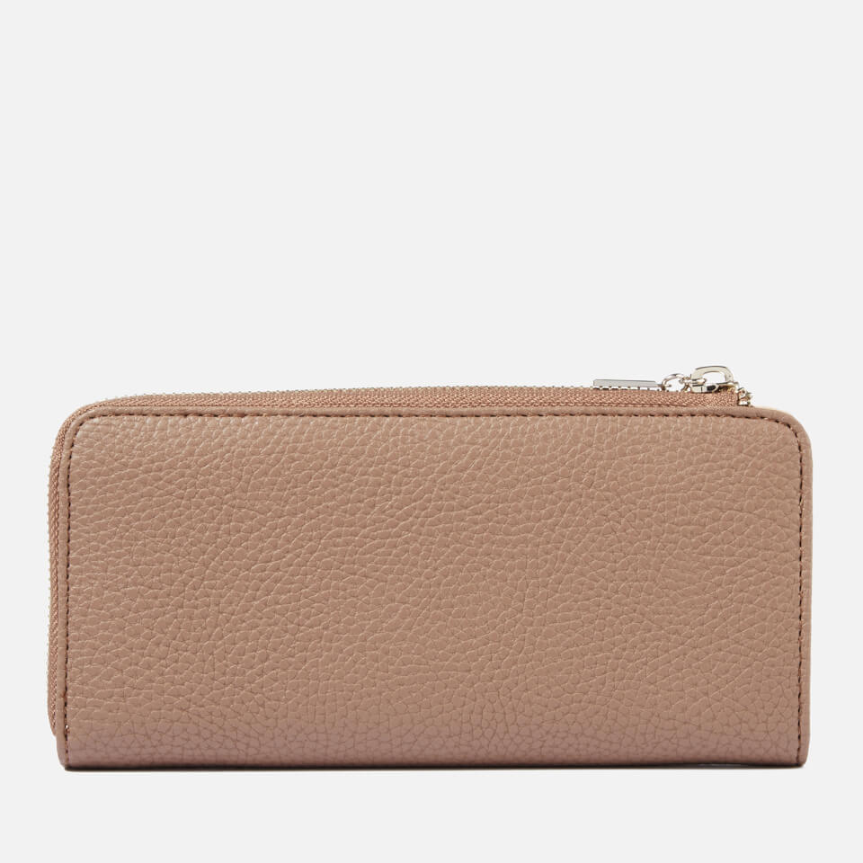 Guess Women's Bobbi Slim Zip Wallet - Latte