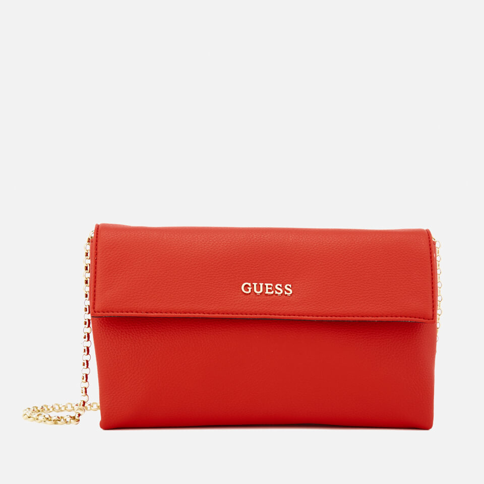 Guess Women's Tulip Envelope Clutch Bag - Red