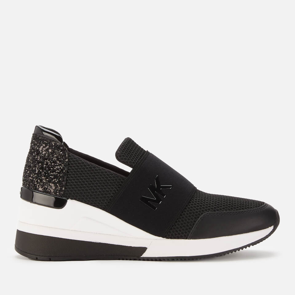 MICHAEL Michael Kors Women's Felix Low Top Trainers - Black