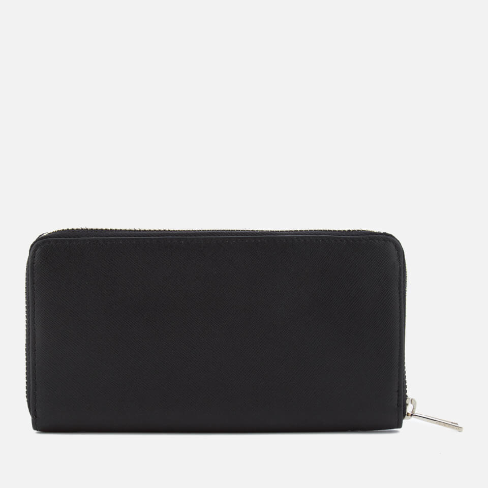 PS by Paul Smith Women's Large Zip Around Lucky Rabbit Purse - Black