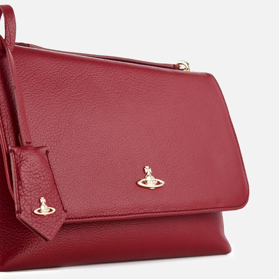 Vivienne Westwood Women's Balmoral Large Flap Bag - Red