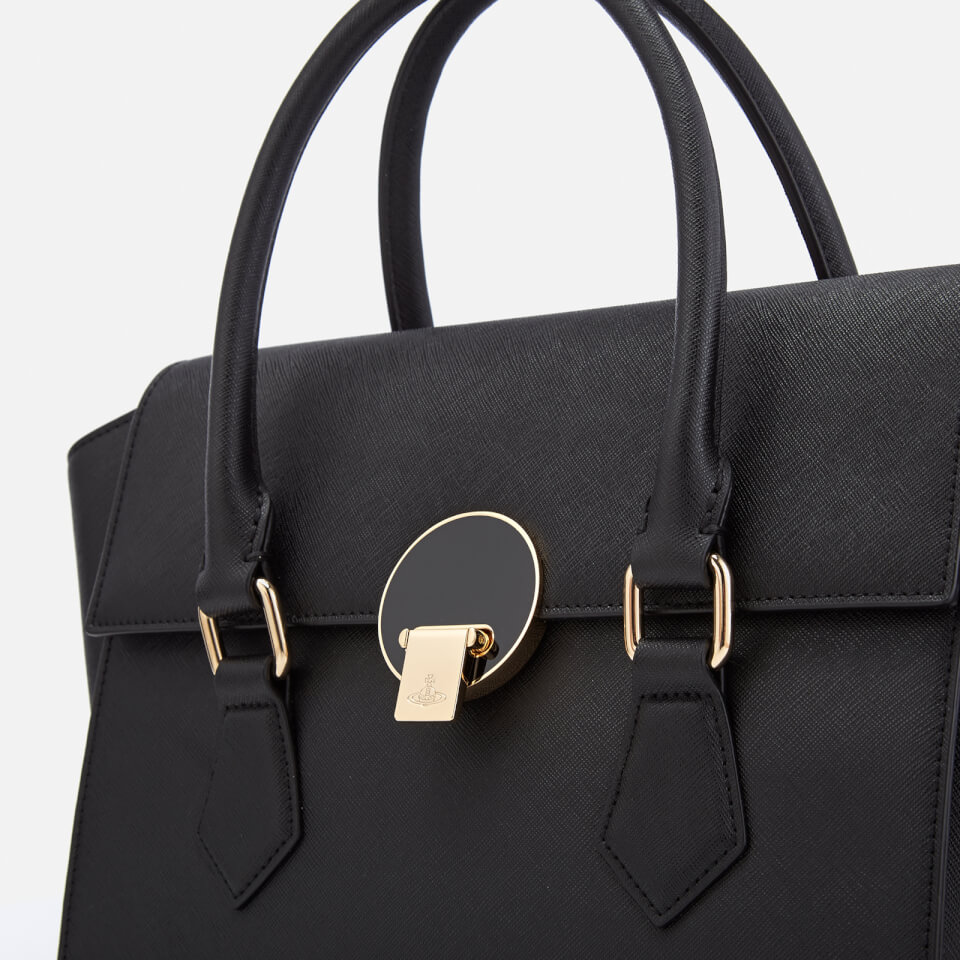 Vivienne Westwood Women's Opio Saffiano Medium Handbag - Black