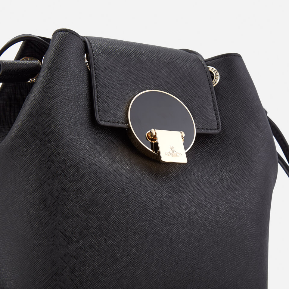 Vivienne Westwood Women's Opio Saffiano Mini Bucket Bag - Black