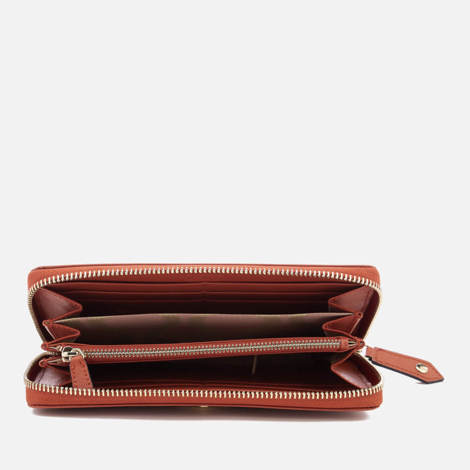 Vivienne Westwood Women's Opio Saffiano Zip Around Wallet - Orange
