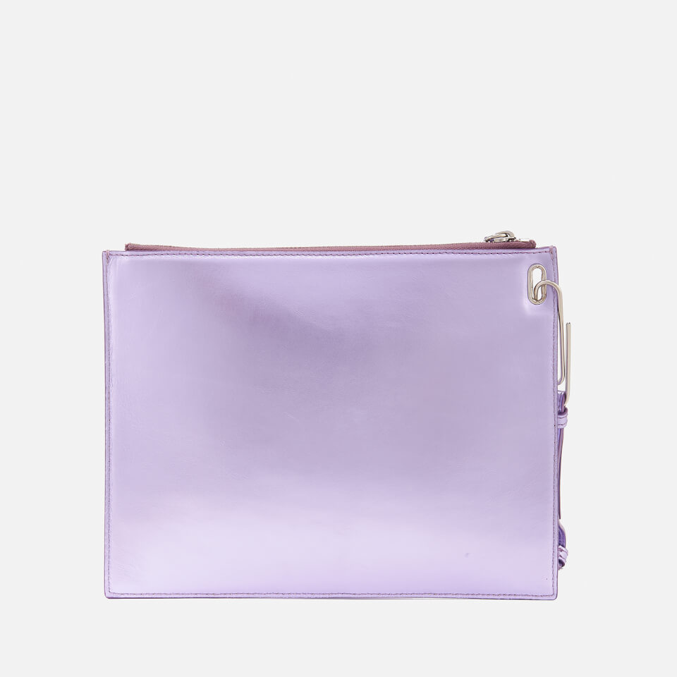 Vivienne Westwood Women's Venice Metallic Clutch Bag - Purple