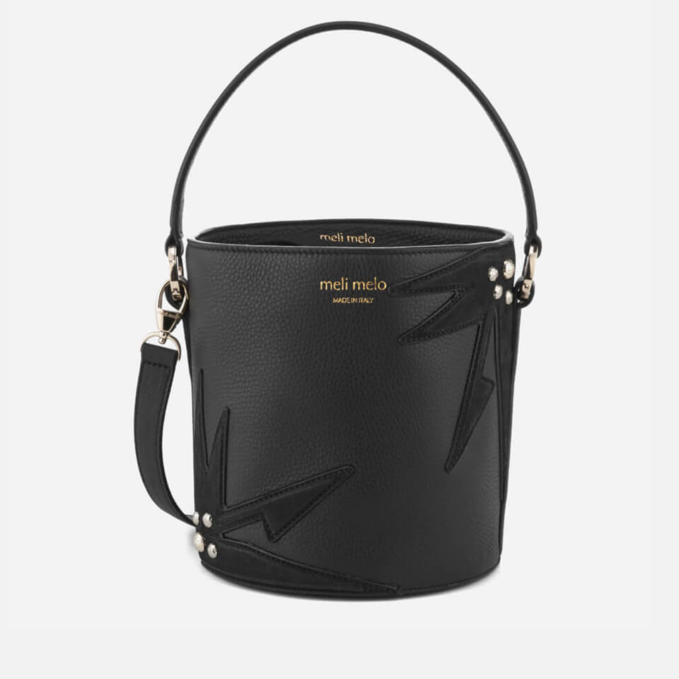 meli melo Women's Santina Mini Bucket Bag - Black/Wonderplant