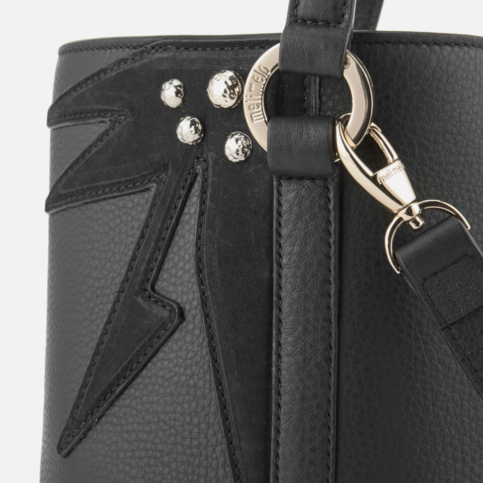 meli melo Women's Santina Mini Bucket Bag - Black/Wonderplant
