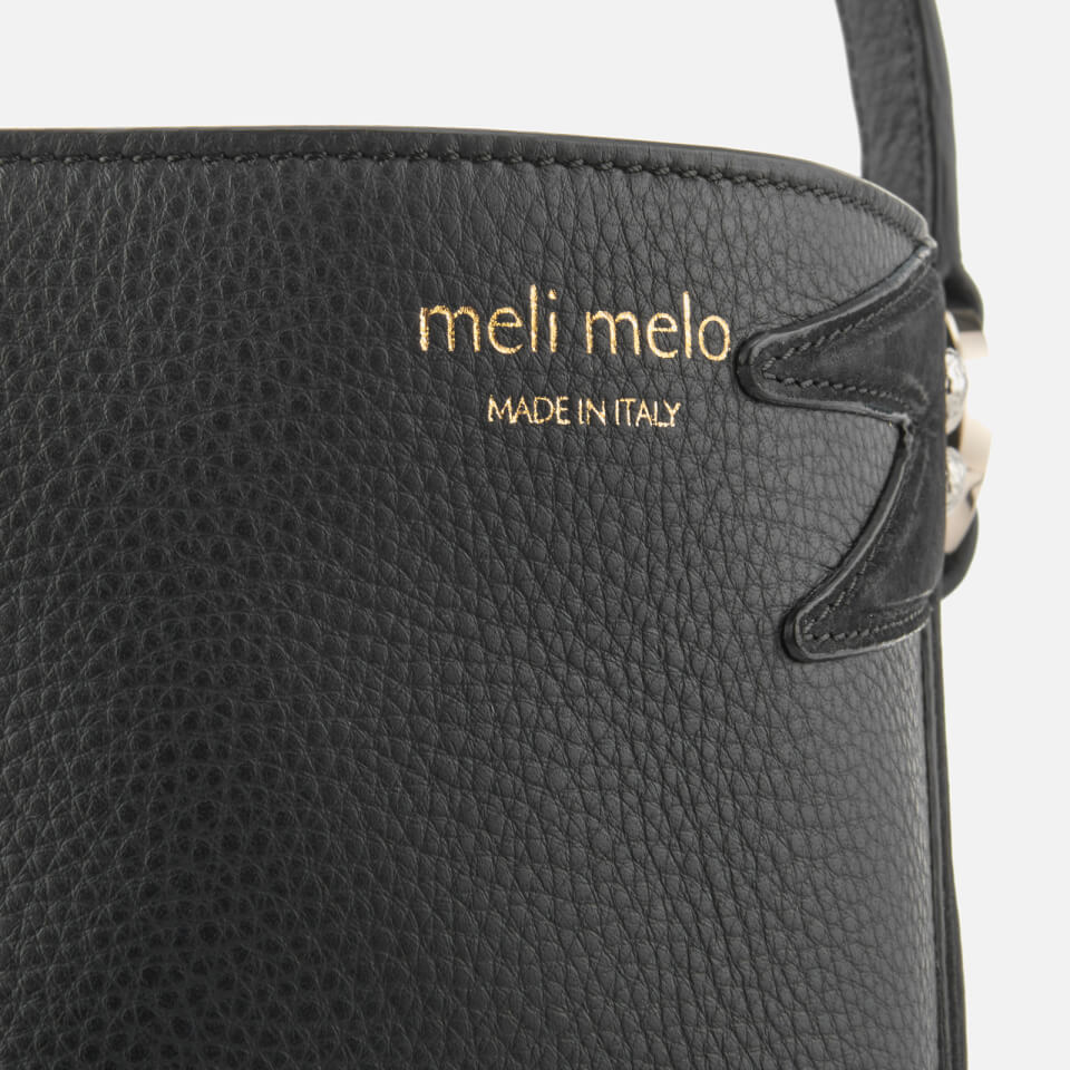 meli melo Women's Santina Mini Bucket Bag - Black/Wonderplant