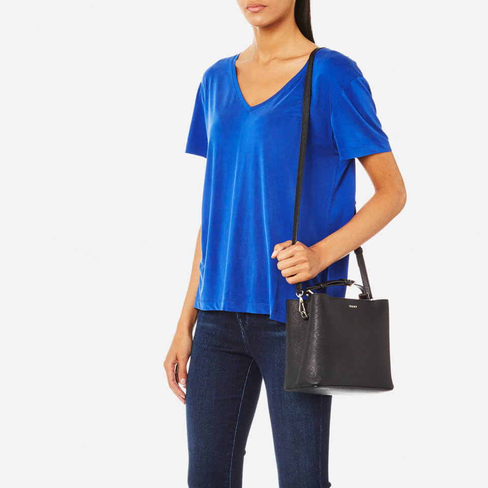 DKNY Women's Bryant Park Small Bucket Bag - Black